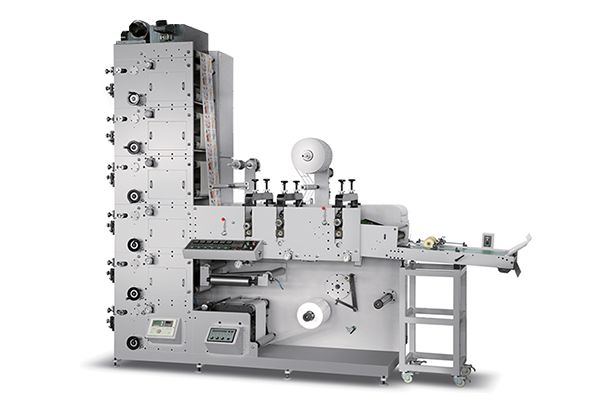 Флексографическая печатная машина с одной вращающейся режущей секцией, ZBS-450G