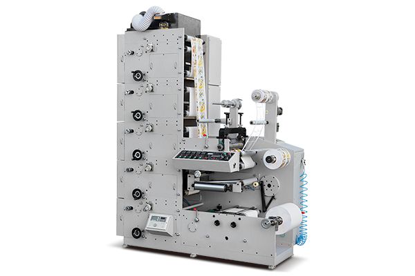 Флексографическая печатная машина с одной вращающейся режущей секцией, ZBS-450